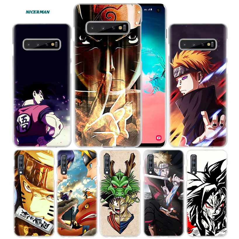 

Anime Naruto Dragon Ball Case for Samsung Galaxy Note 10 5G 9 8 S10 S9 S8 Plus A50 A40 A70 A20 s Note10 + PC Phone Cover Carcasa