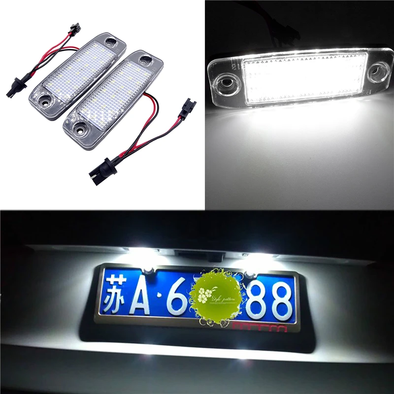 

Fit For KIA Carens / Ceed / Rondo 1 Pair 12V LED Car License Plate Light Number Plate Lamp High Quality LED Lights