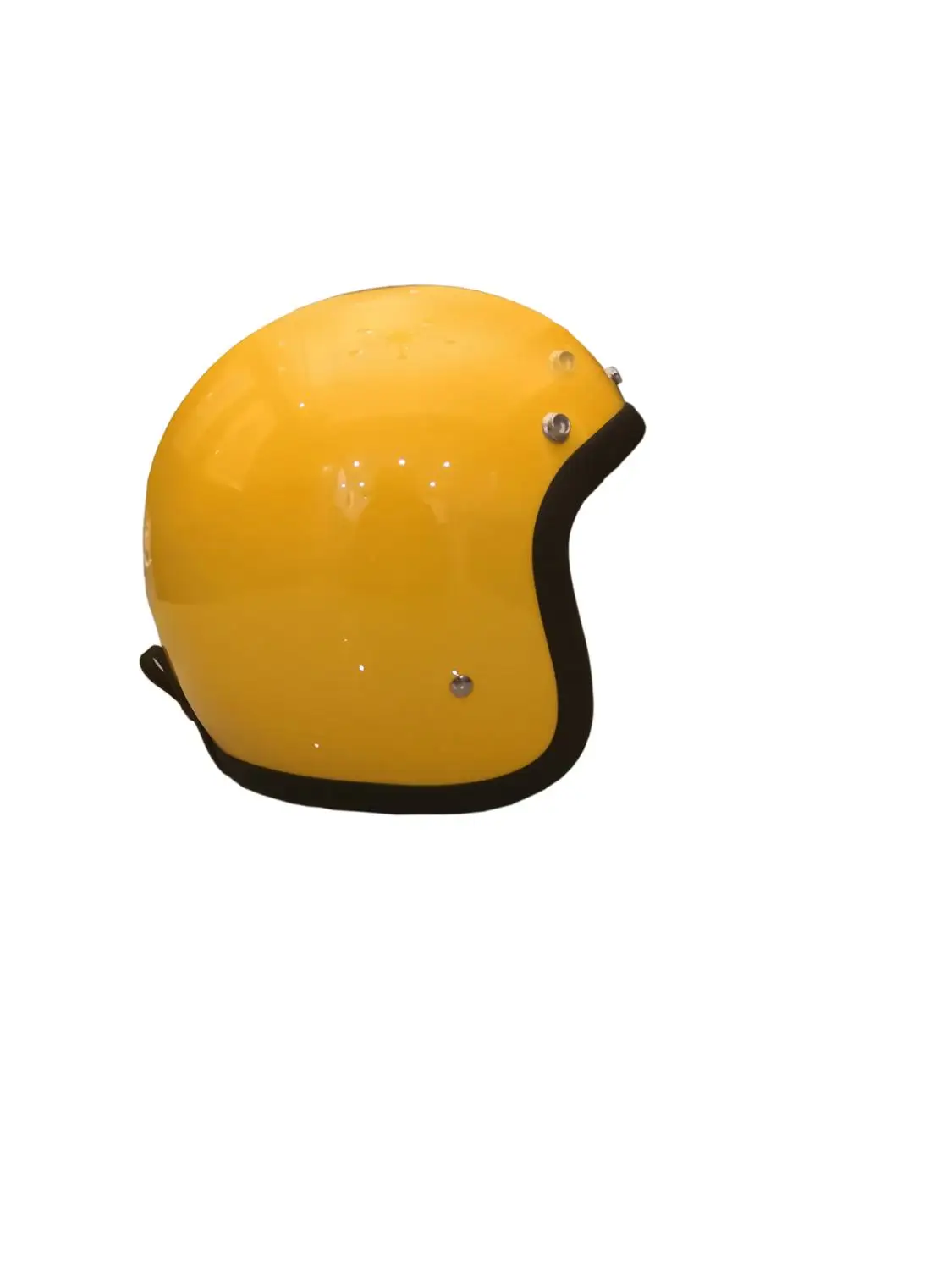 TT& CO Ретро мото rbike moto rcycle шлем casco moto glassfiber винтажный шлем 500TX Половина лица ECE Сертификация брендовый шлем - Цвет: Gloss yellow