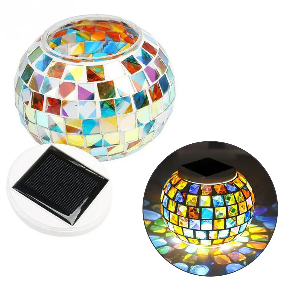 20 Вт теплая атмосферная лампа стеклянный светильник меняющий цвет наружная