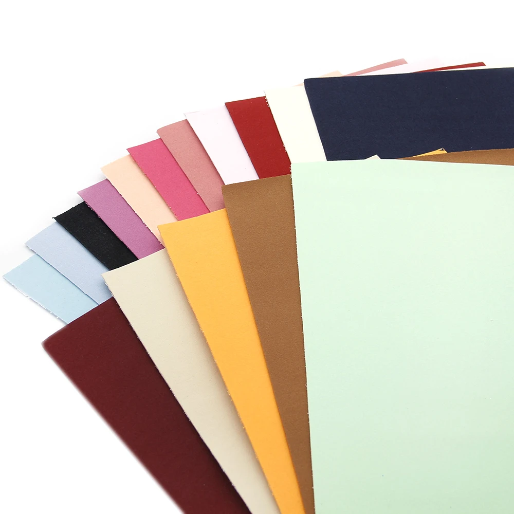 

david angie 30*140cm Plain Double-sided Velvet Faux Synthetic Leather Patchwork For DIY Hair Bow Bag Wallet Phone Cover,1Yc7535