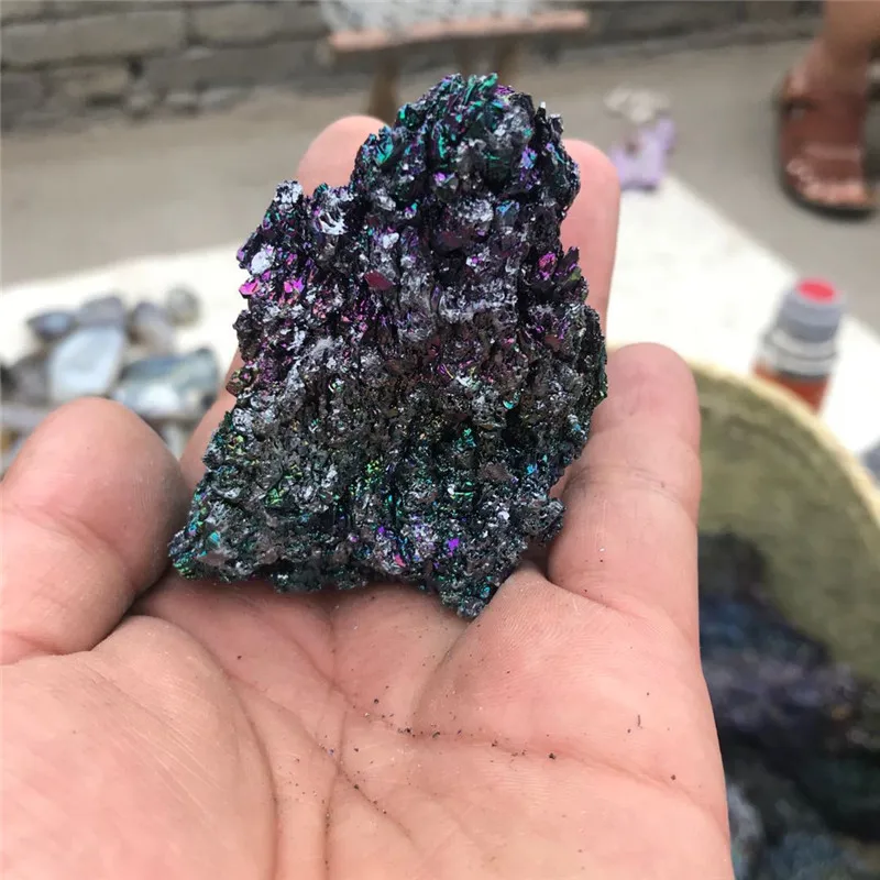 Natural Colorful Quartz Crystal Halo Healing Mineral Specimen Family Decorations and Ornaments Meditation Guardian Stone | Дом и сад