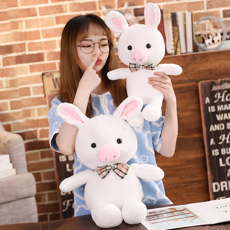 ブタさんとウサギさんのぬいぐるみセット 豚とウサギのぬいぐるみ