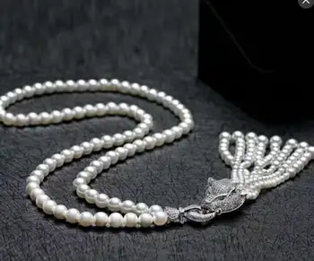 

Free shipping HOT SELL9-10 mm Freshwater NATURAL PEARL NECKLACE