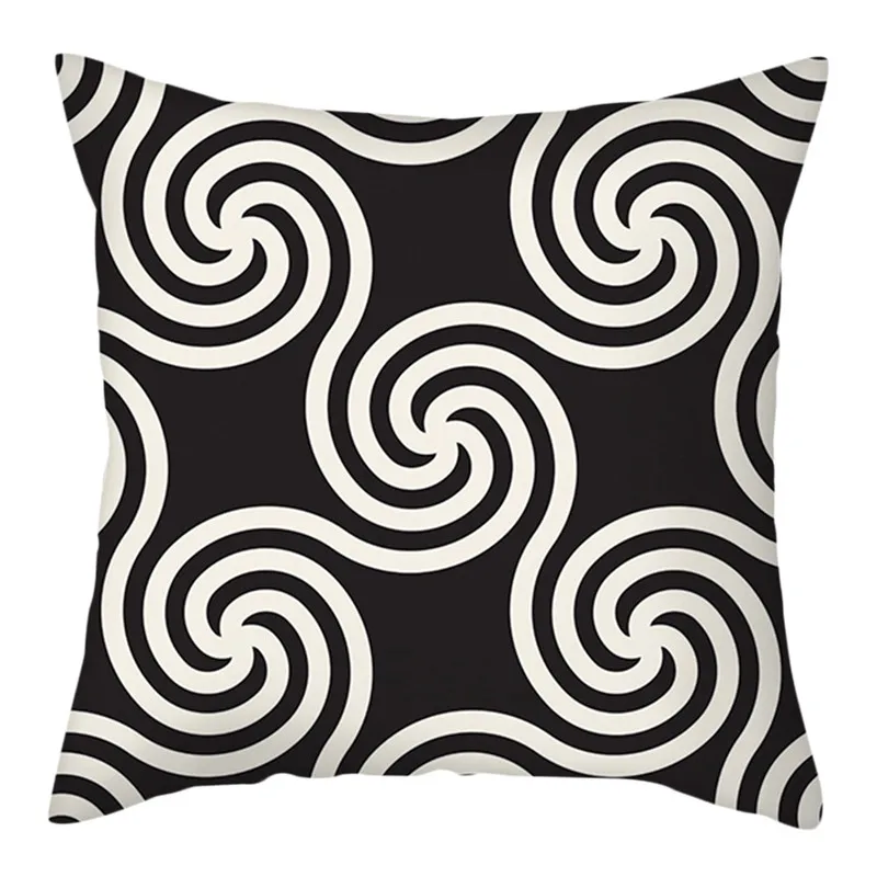 Fuwatacchi с геометрическим рисунком геометрические наволочка в полоску чехол для подушки для украшения дома, дивана, декоративные пледы наволочка подушки 45x45 см - Цвет: PC10899