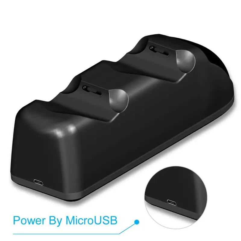 

USB Charger Dual USB Fast Charging Dock Station for Playstation 4 PS4 Slim/PS4 Pro Controller Joypad Joystick Handle Accessories
