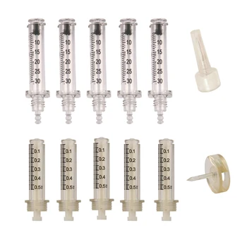 

0.3/0.5ml Disposable Sterile Syringe Ampoule Head for Hyaluronic Pen Atomizer Injection Gun Wrinkle Removal Lip Filler Injection