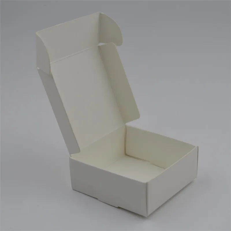 

5pcs/lot White Paper Kraft Box Post Craft Pack Boxes Packaging Storage Cardboard Paper Boxes Mailing Box