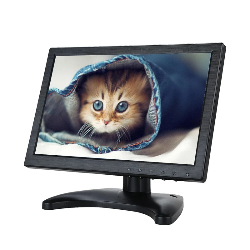 10.1 Inch LCD Monitor 1024X800 Display HD TFT Screen AV VGA BNC HDMI Video Input