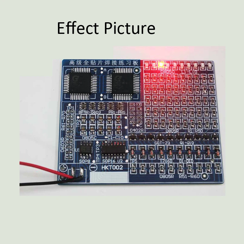 Spare Parts Advanced Full-Chip Soldering Practice Board Electronic Components DIY Production Kit