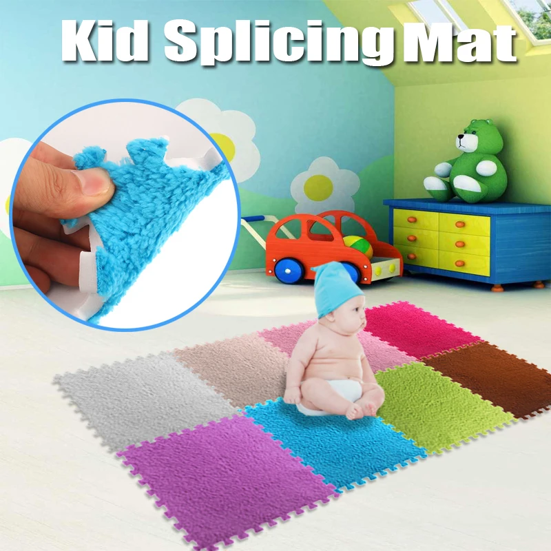 10 шт./компл. разноцветные из ЭВА шить ковра 30*30 см Гостиная Детский мягкий ковер сращивания головоломки блокируя упражнения пол