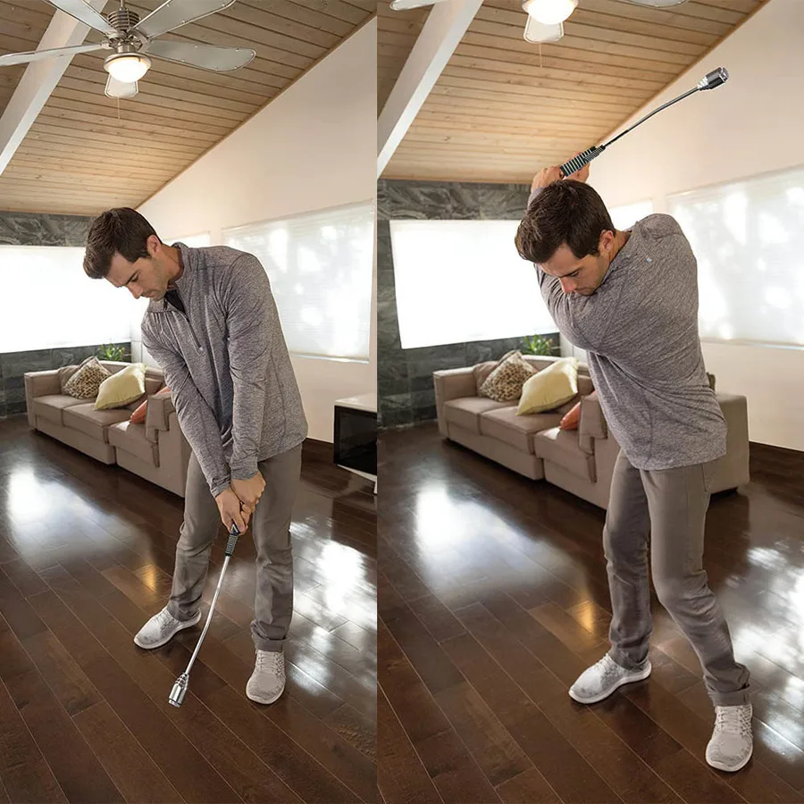 Крытый Открытый Гольф качели учебная палка ручка тренажер для правшей гольфер