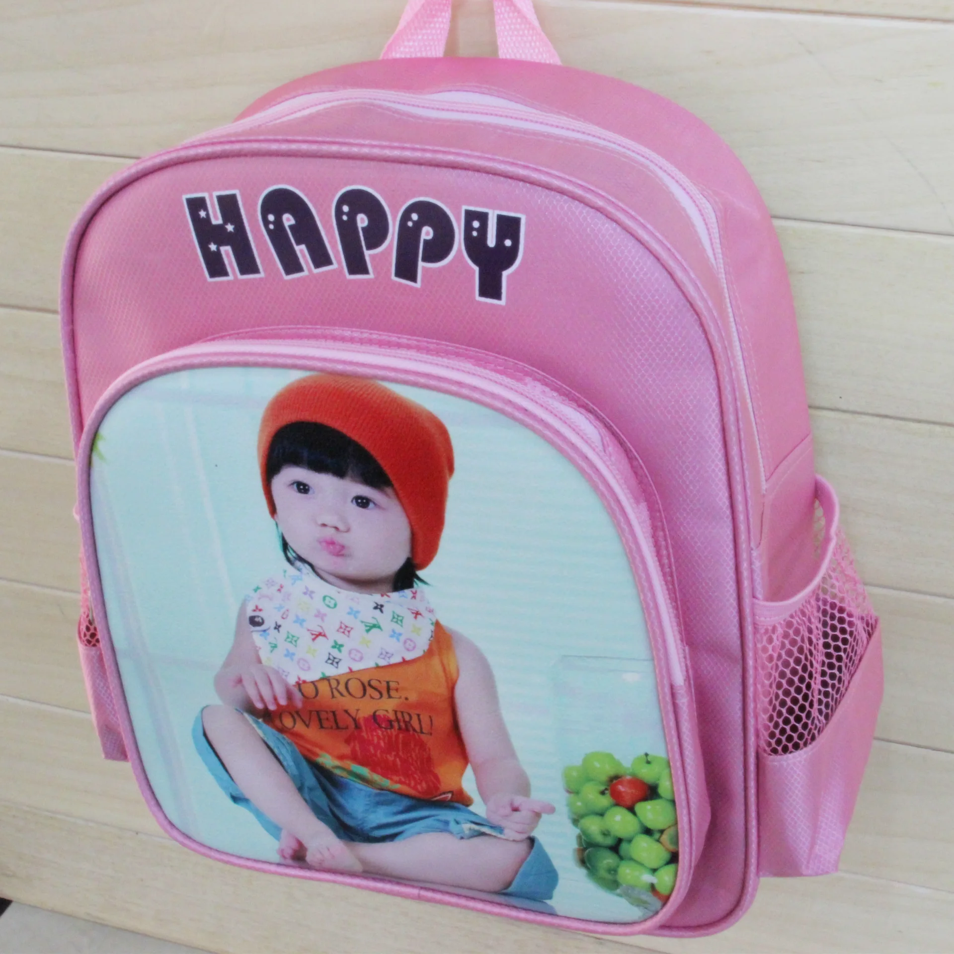 

Kindergarten School Bag Printed Words Kindergarten Photo School Bag Printed Words Printed Logo Advertisement School Bag