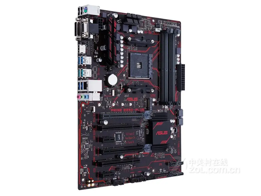 Оригинальная материнская плата ASUS PRIME B350-PLUS M.2 B350 с разъемом AM4 DDR4 64GB USB3.0 USB3.1, плата SATA3 для настольных ПК