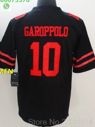 А+++ Качественная мужская футболка для взрослых 10 Jimmy Garoppolo 16 Joe Монтана Карлос 28 Hyde 49ers