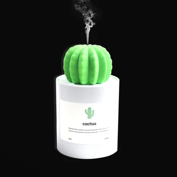 

hot sale USB Humidifier, Mini Size Cactus mist Humidifier for Bedroom Home Office Car 280ml