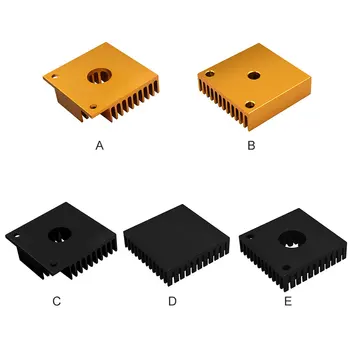 

For Ender 3 5 Pro Creality Cr 10 10s Pro Makerbot Heat Sink 3D Printer Parts Mk7 MK8 Extruder 40*40*10mm Universal Anycubic