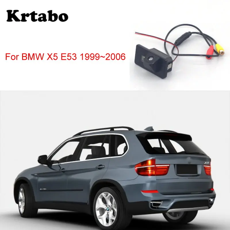 

krtabo Car rear camera For BMW X5 E70 2006~2013 back up car night vision reversing camera CCD HD waterproof camera