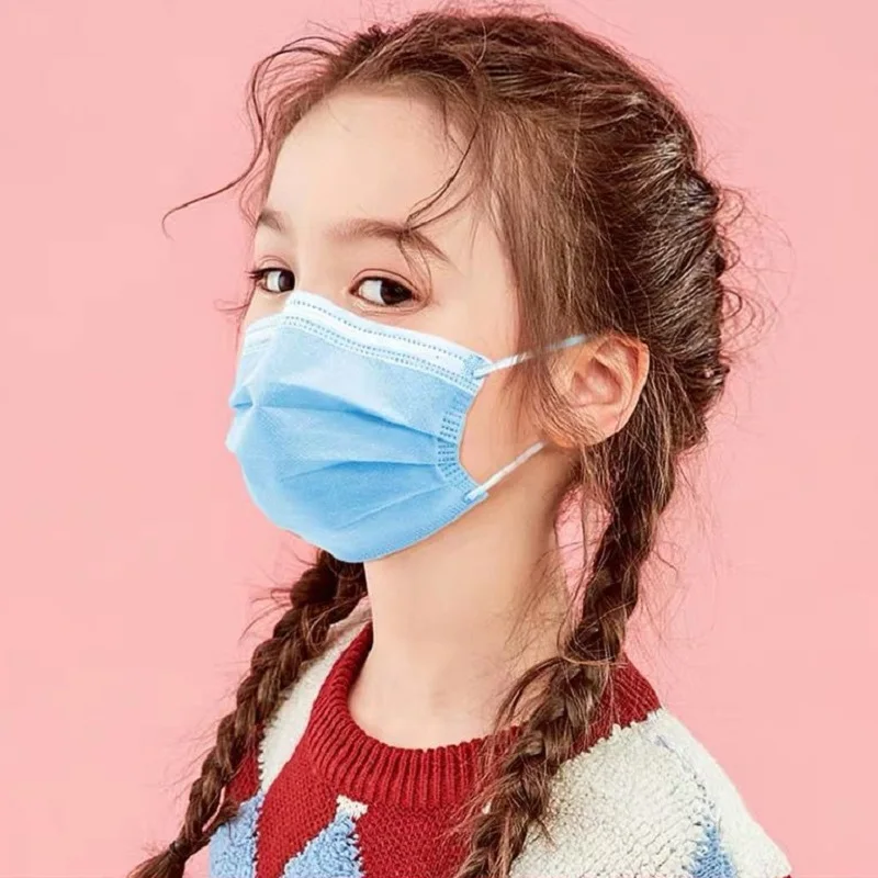 

50pcs 14.5*9.5cm small size carton face mask for kids/ Children ani dust 3 layer cartoon Disposable Face Mask for boys girls