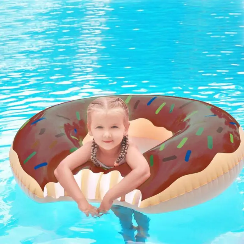 

PVC Inflatable Donut Swimming Ring Child Adults Life Buoy for Water Sports