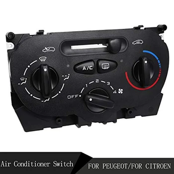 

Air AC Heater Panel Climate Control Switch for Peugeot 206 207 307 C2 Citroen Picasso 9624675377 X666633H