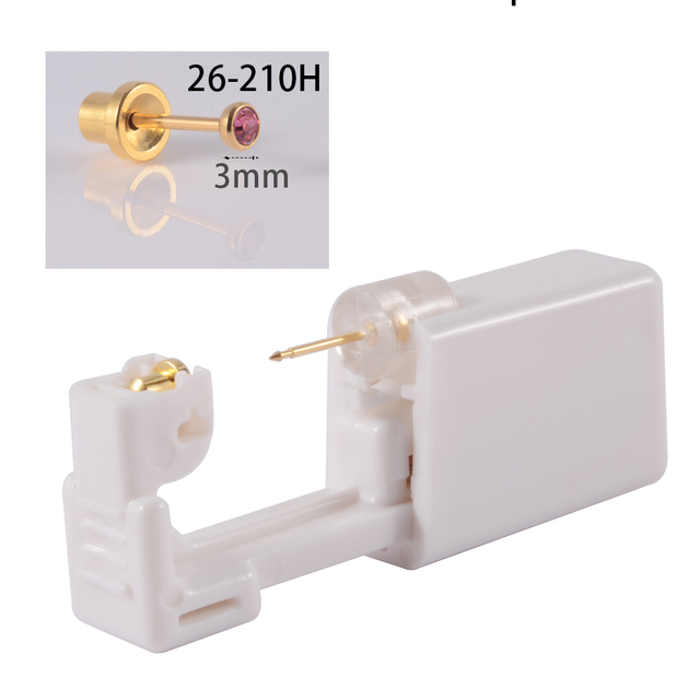 Disposable Sterile Ear Piercing Unit NO PAIN Piercer Tool Machine Kit Stud Cartilage Tragus Helix Piercing Gun DIY Jewelry