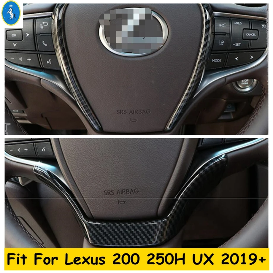 

Car Accessories Steering Wheel Decoration Strip Cover Trim For Lexus UX 200 250H 2019 - 2023 Carbon Fiber / Matte