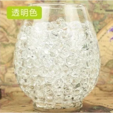 500PCS White 100/500/3000 шт. Мягкий Кристалл водный Пейнтбол Жемчуг в форме Почвы Вода бусины Биогель грязь растут Волшебные желе шары orbiz домашний декор - Цвет: 500PCS White