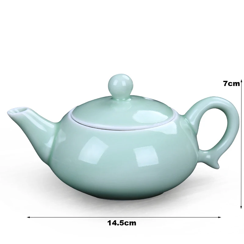 7cs/набор+ Подарочная коробка, китайские чайные чашки, чайный горшок из фарфора, чашка для чая с рыбками, чашка для напитков, чай улун, зеленый чай, керамические чайные наборы кунг-фу
