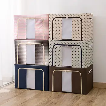 

Household Extra Large Foldable Storage Bag for Blanket Sweater Zippered Underbed Storage Bags