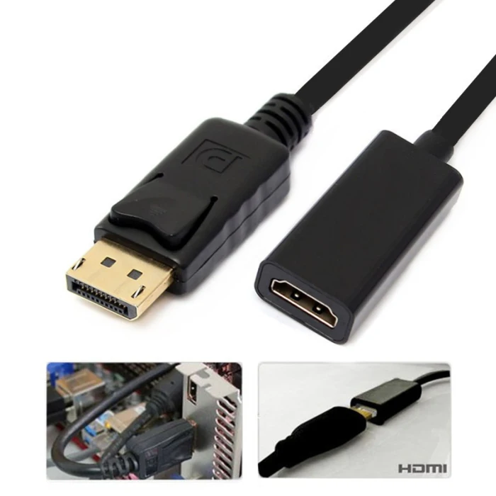Разъем для дисплея DP к HDMI Женский адаптер 1080p M/F HD Дисплей порт кабель для Apple iMac SP99