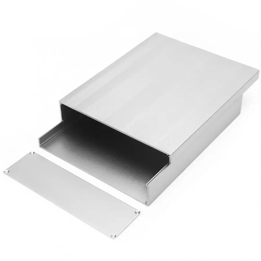 Пескоструйная печатная плата Инструмент алюминиевый корпус электронный корпус проекта серый