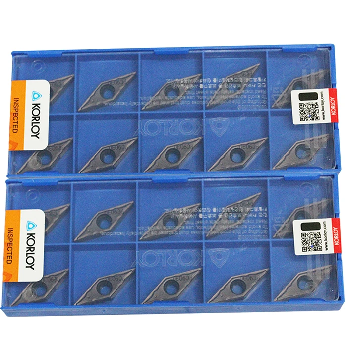 Корея KORLOY VBMT160404-HMP PC9030 VBMT160408 NC3020 VBMT160408-HMP NC3120(10 шт./лот) резец для внутренней обточки вставки