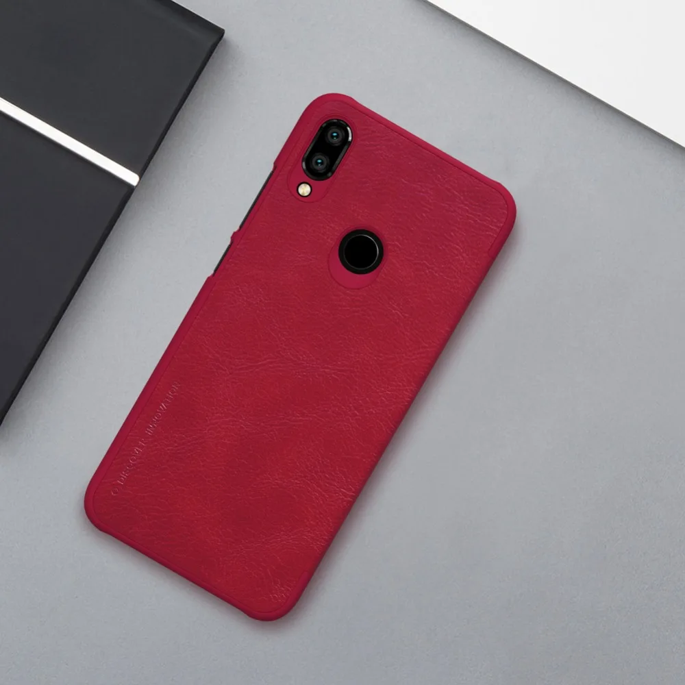 Для Xiaomi Redmi Note 9 Pro Max чехол откидная крышка Оригинальный Nillkin Qin Кожа Книга Note9 9s
