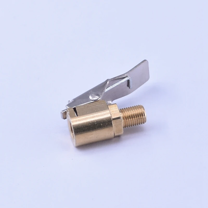 Car Auto Tyre Wheel Tire 8mm Brass Air Chuck Inflator Pump Valve Clip Clamp Connector Adapter Valve Connector Clip-on Car Auto Tyre Wheel Tire 8mm Brass Air Chuck Inflator Pump Valve Clip Clamp Connector Adapter Valve Connector Clip-on
