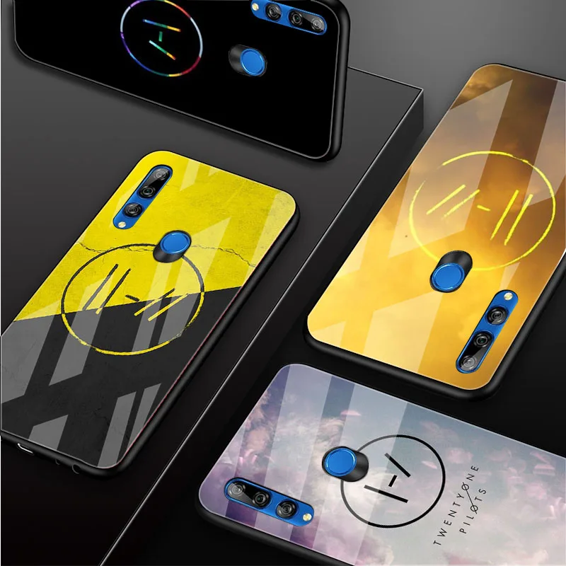 Чехол с закаленным стеклом Twenty One Pilots 21 для Huawei honor 8X 9 10i 20i 20Lite 20Pro 30 Pro | Мобильные