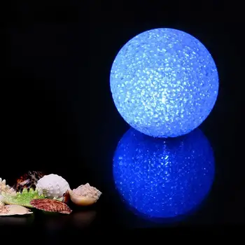 

LED Crystal Ball 10CM Night Lamp Decoration Plastic Ball Base Lamp Children