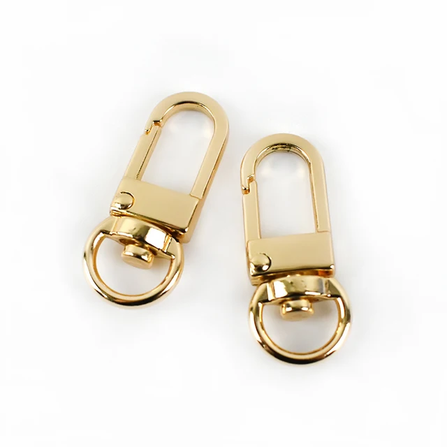 10/30pcs Metal Bag Buckle Dog Collar Buckles Handbag Strap Chain Clasps Lobster Swivel Snap Hook Buckle Hardware Leather Carfts LightGold