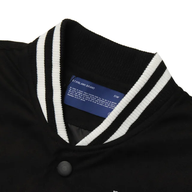Hip Hop Baseball Jacket Coat Smiley Letter B Embroidery Patchwork Oversized Streetwear Bomber Varsity Fashion College Jacket 3