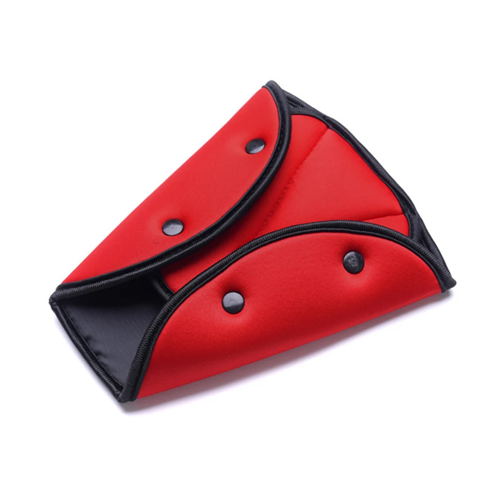 Автомобильный ремень безопасности, регулируемый треугольный чехол для сиденья с зажимами для защиты ребенка, ремень безопасности, подушка для автомобиля