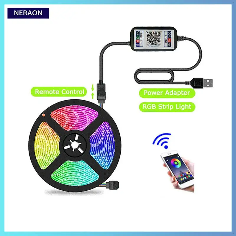 Светодиодная лента RGB с умным Управлением по Bluetooth LED полоска для украшения дома