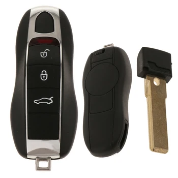 

Car Smart Key Case Remote Control Fob Replacement Zinc Alloy For Porsche Cayenne 911 Car Accessories