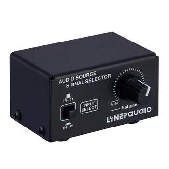 

2 in 1 Out o Source Signal Selecter, Switcher, Speaker Switcher, Source Connector Output Level Volume Adjustment