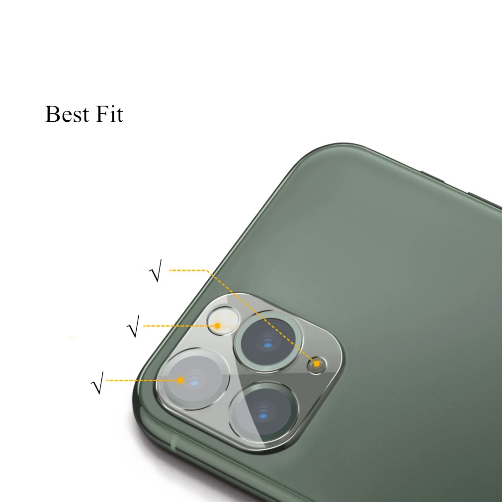 2 шт 3D полное покрытие камеры стекло протектор для iphone 11 Pro Max 0,2 мм прозрачный объектив стекло Защита