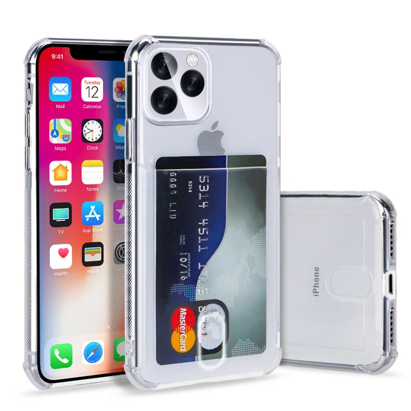 Прозрачный чехол подушка безопасности для iPhone SE 2020 11Pro Max XR XS 6S 7 8 Plus