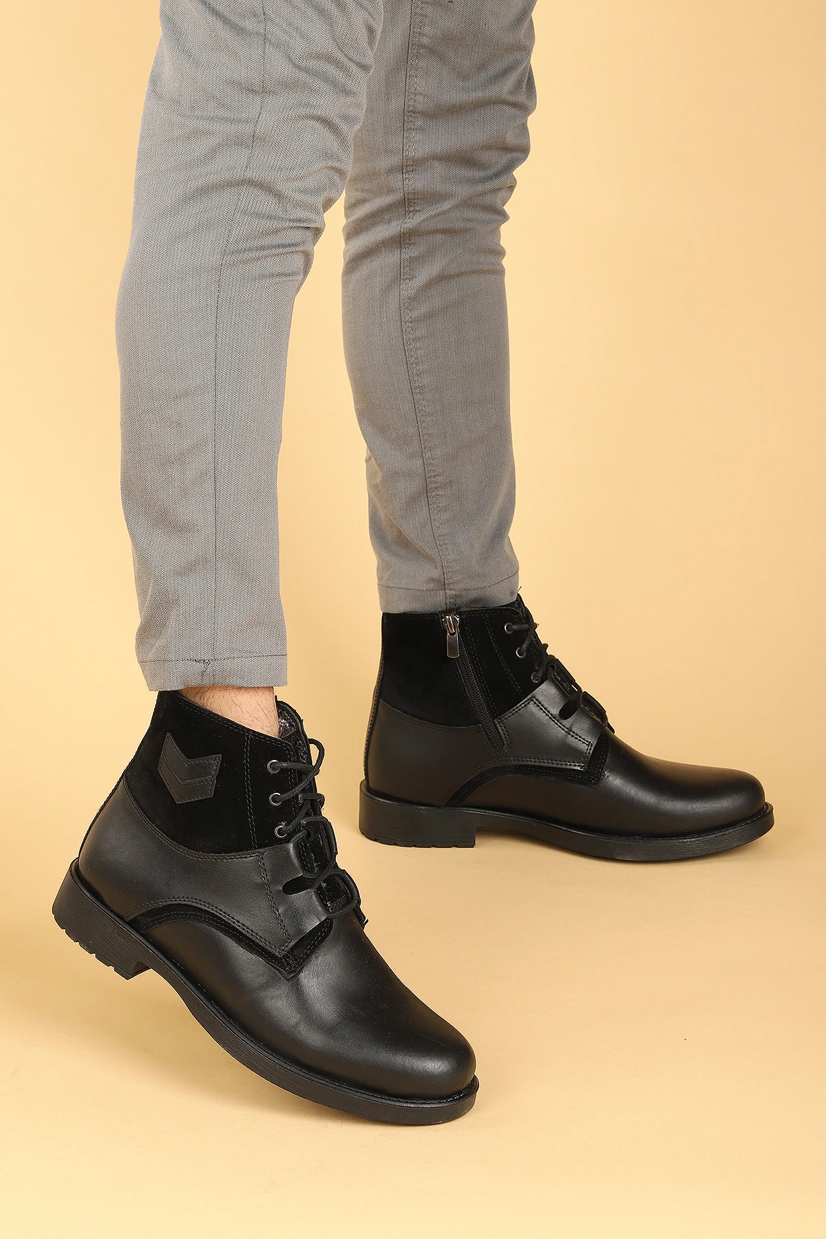 Ayakland 660 Thermo Sole Inside Furry Zipper Men S Boots Shoes Ayakland 660 Thermo Sole Inside Furry Zipper Men S Boots Shoes