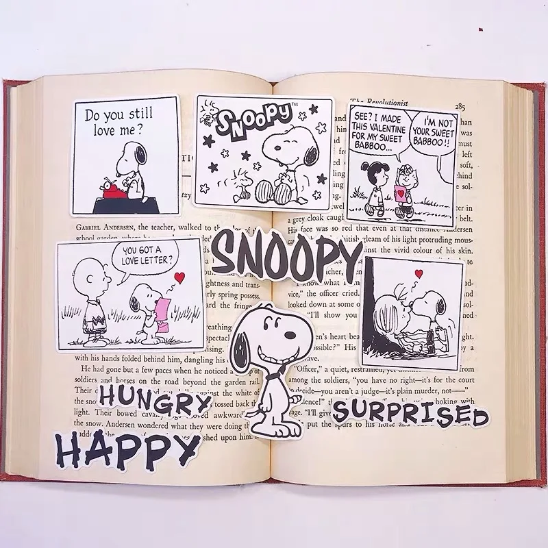 Piezas de cacahuetes Snoopy kawaii dibujos animados Сделай Сам Скрапбукинг pegatinas mano cuenta блокнот тележка caso ordenador Декор