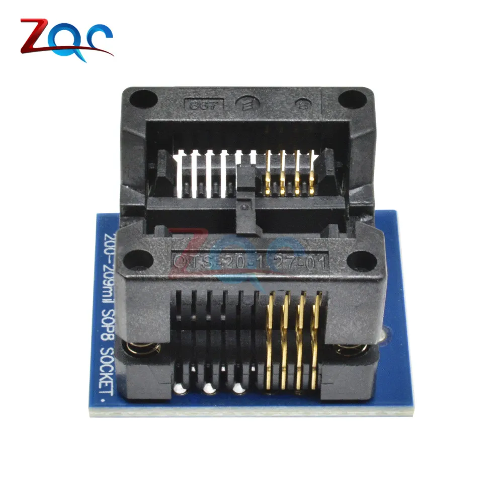 SOIC8 SOP8 для DIP8 адаптер программатора EZ гнездо модуля преобразователя 200mil-209mil