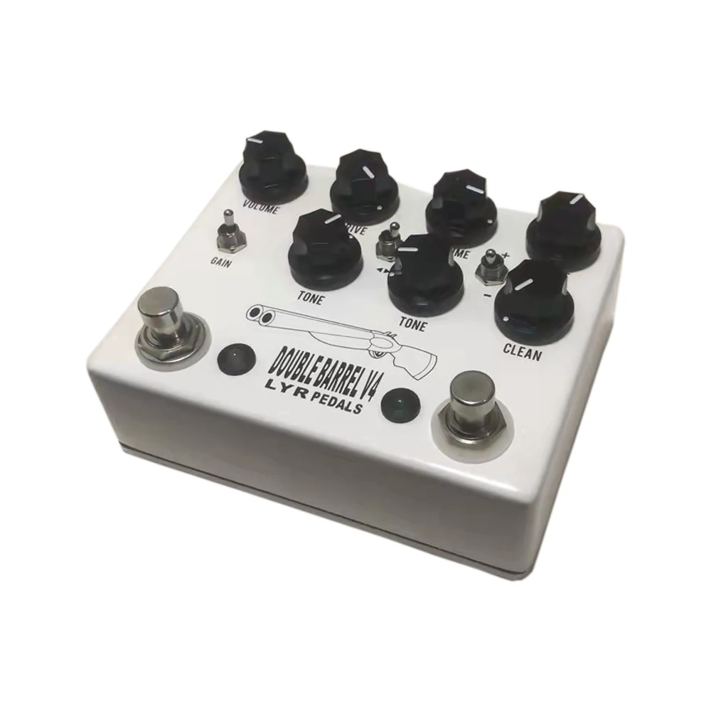 LYR-PEDAL ギターエフェクター LYR PEDALS Ly Rock Doublebarrel V4 White Classic Double Tube