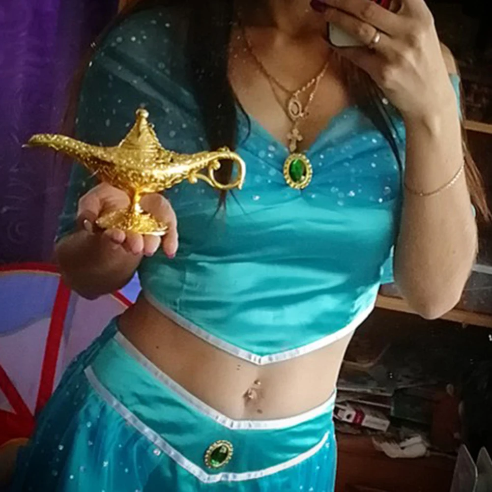 Винтажная имитация Аладдина лампа желая чайный горшок коллекционное украшение